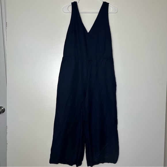 Banana Republic jumpsuit back tie linen blend - Picture 12 of 16